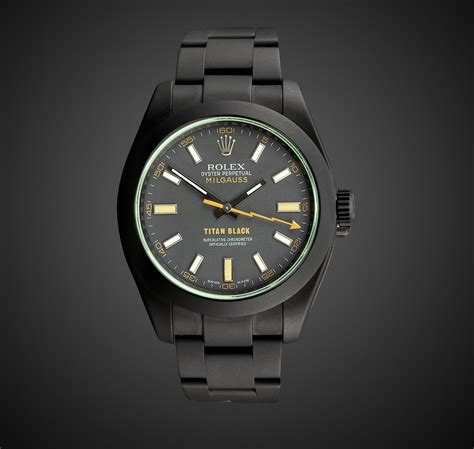 black rolex milgauss bolt|rolex milgauss price chart.